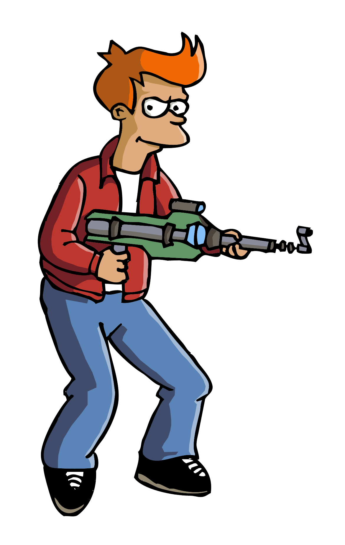Futurama Fry Gun PNG Image