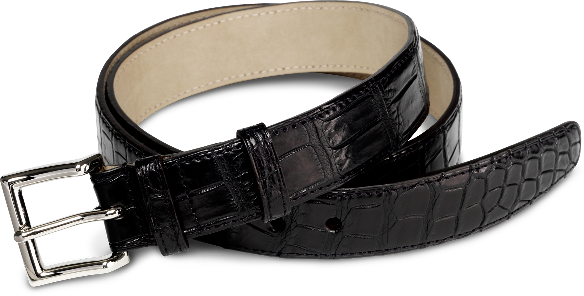 Genuine Crocodile Leather Belt