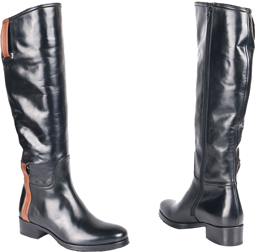 Genuine leather Men's Boot PNG Image