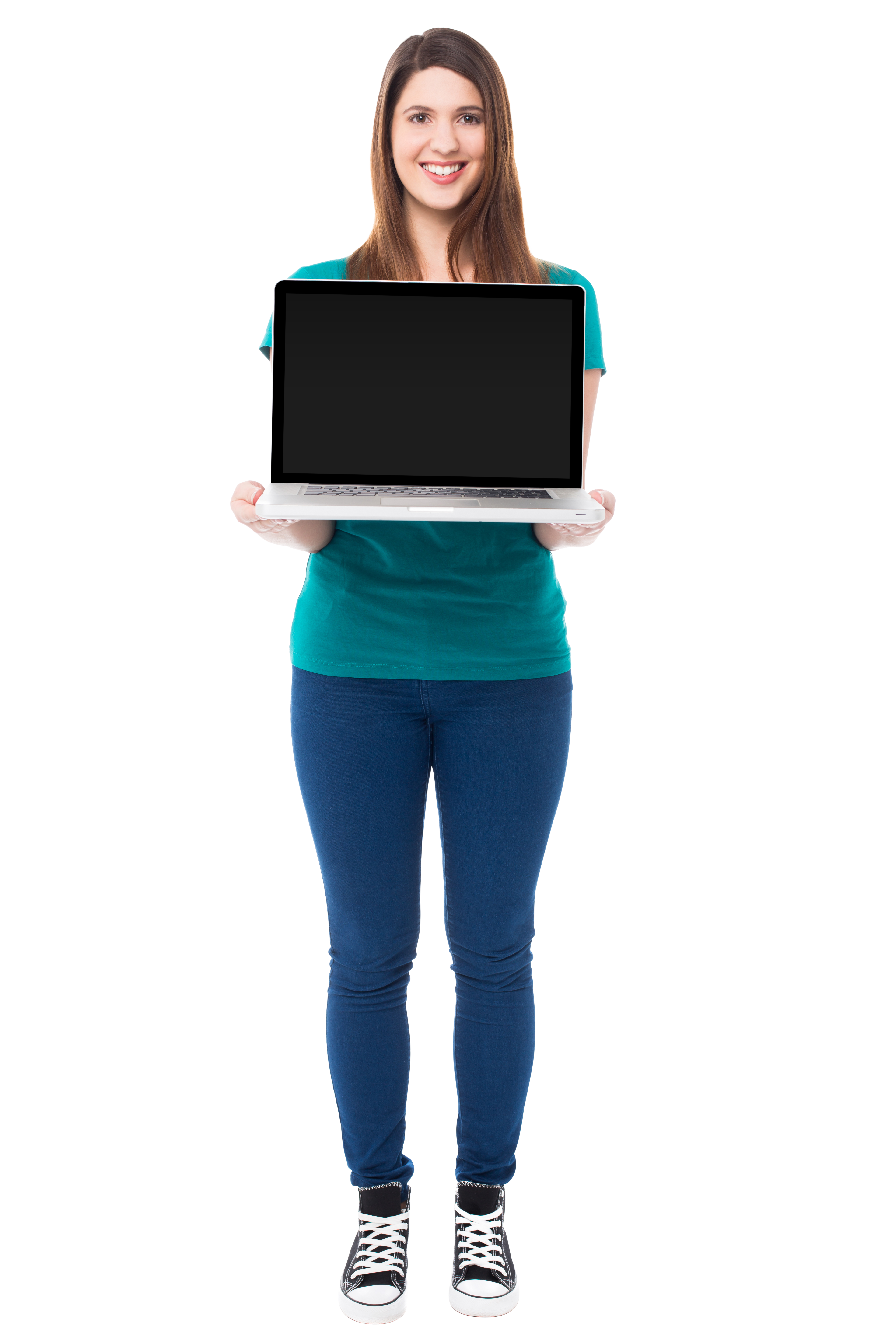 Girl With Laptop