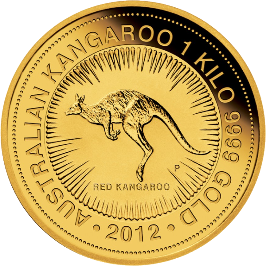 Gold Coin Kangaroo PNG Image