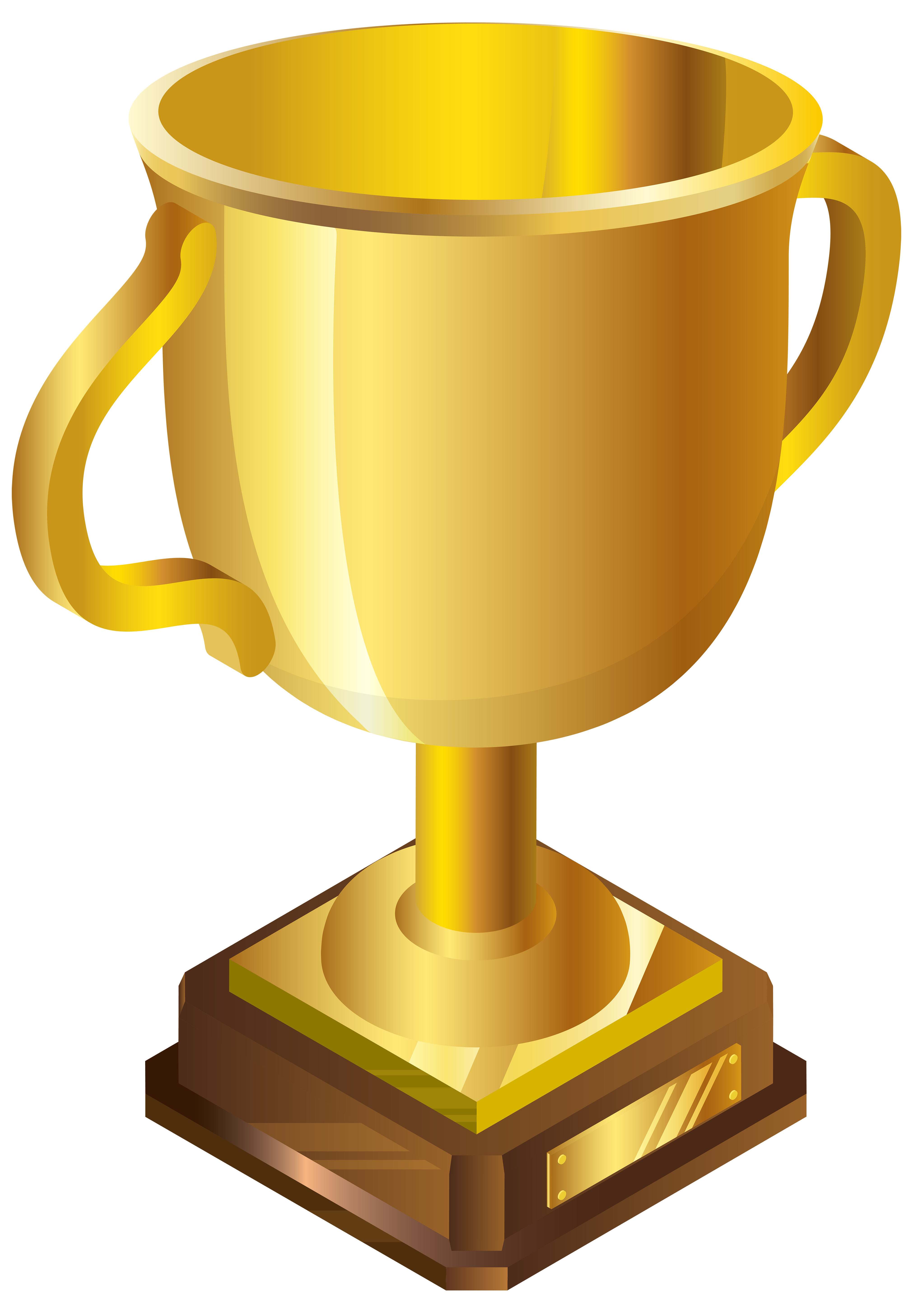 Golden Cup PNG Image