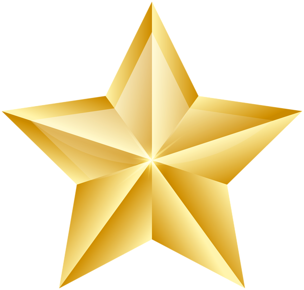 Gold Star PNG Transparent Images Free Download