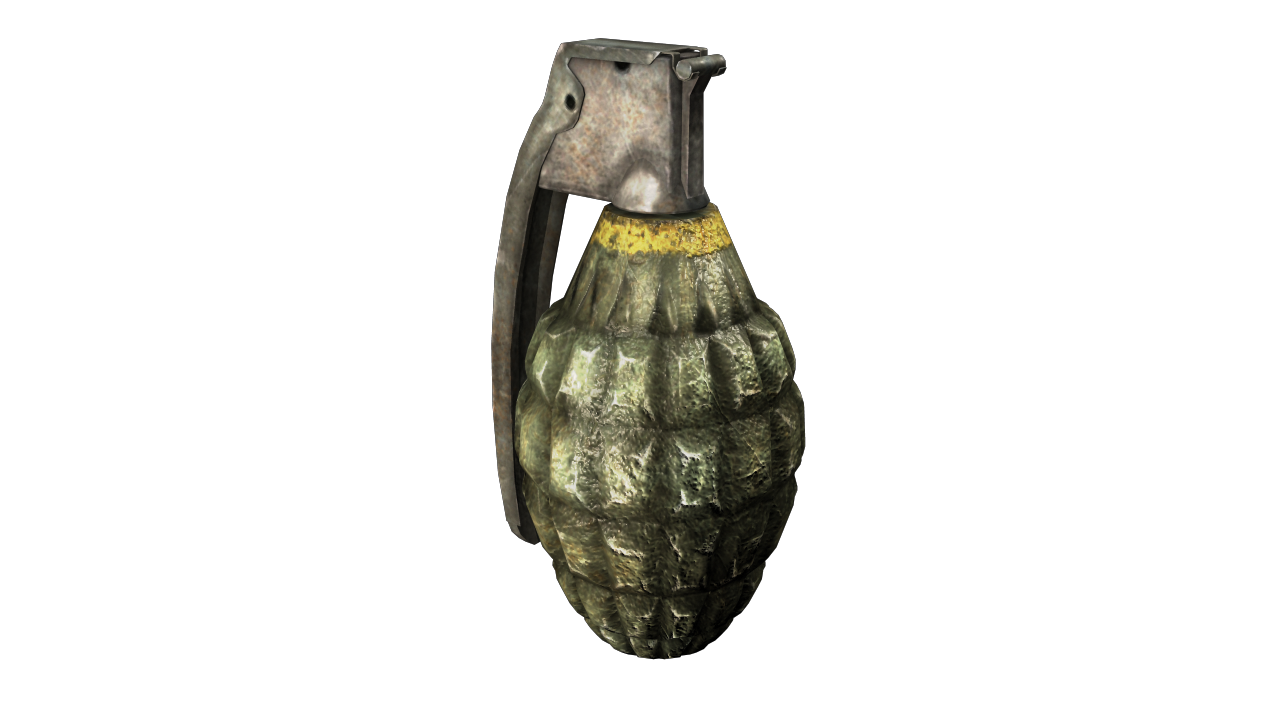 Green Hand Grenade PNG