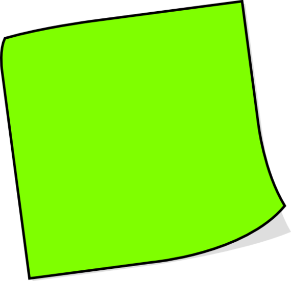 Green Sticky Notes