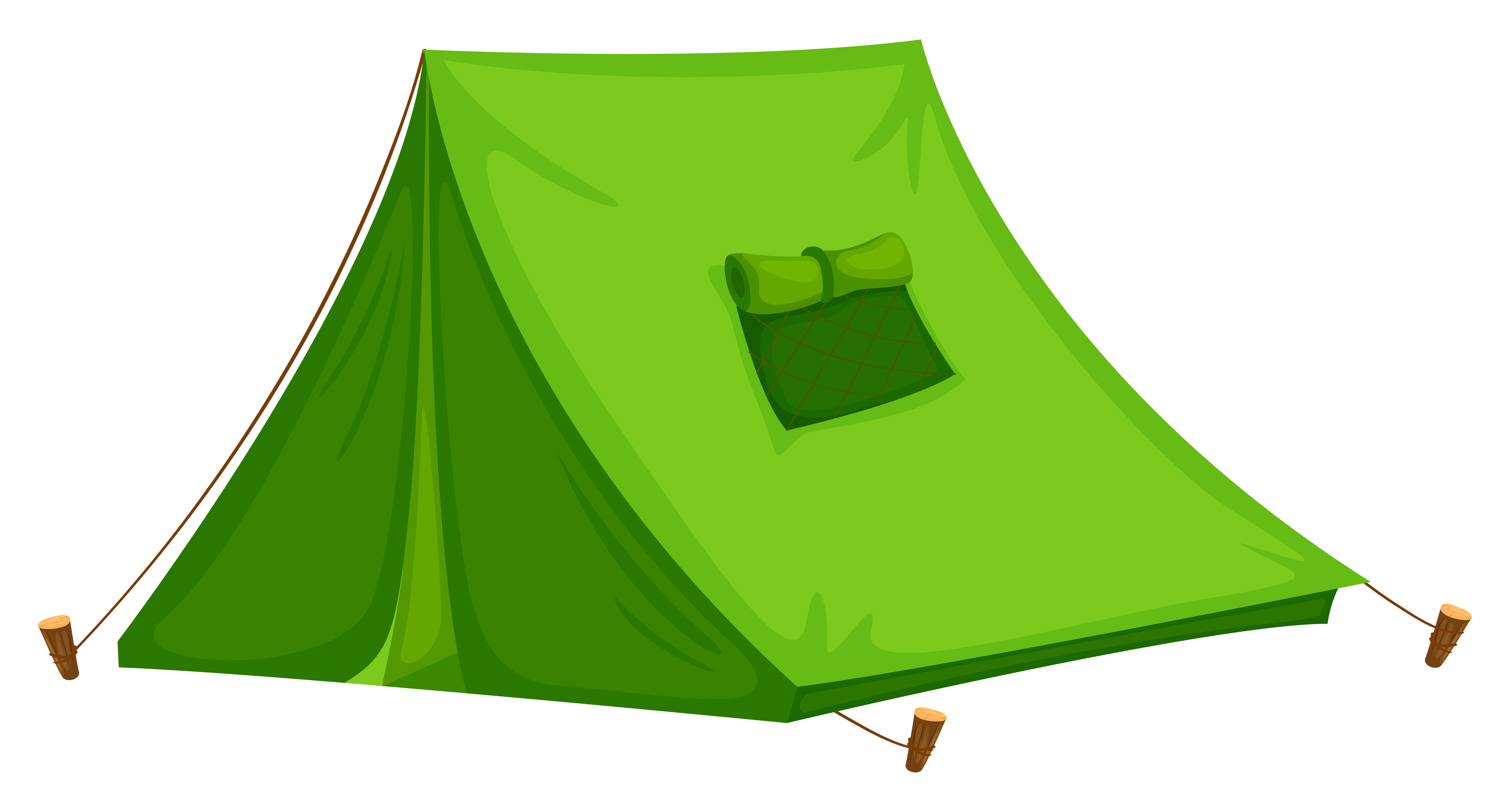Green Tent PNG Image