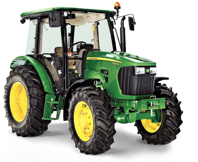 Green Tractor PNG Image