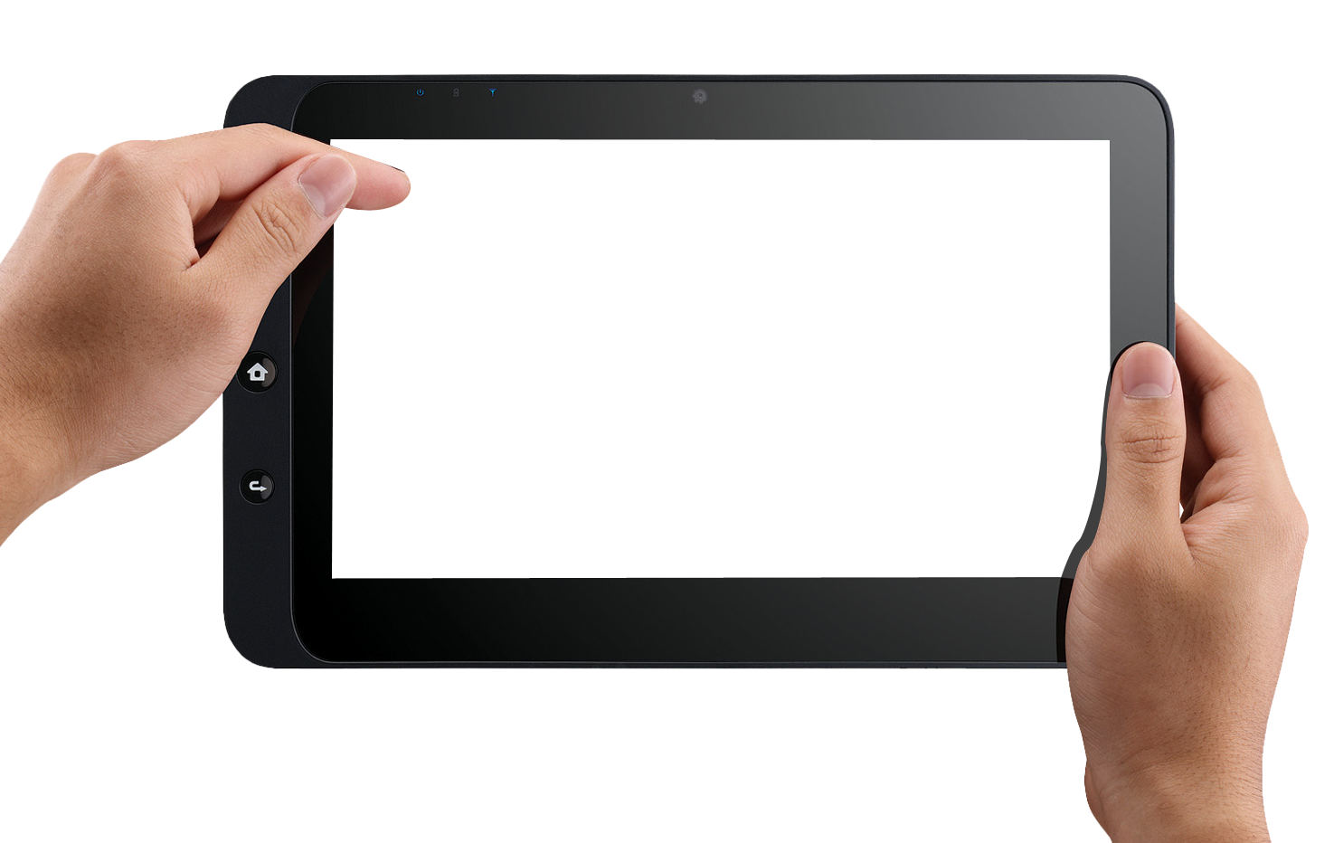 Hand Holding Tablet PNG Image