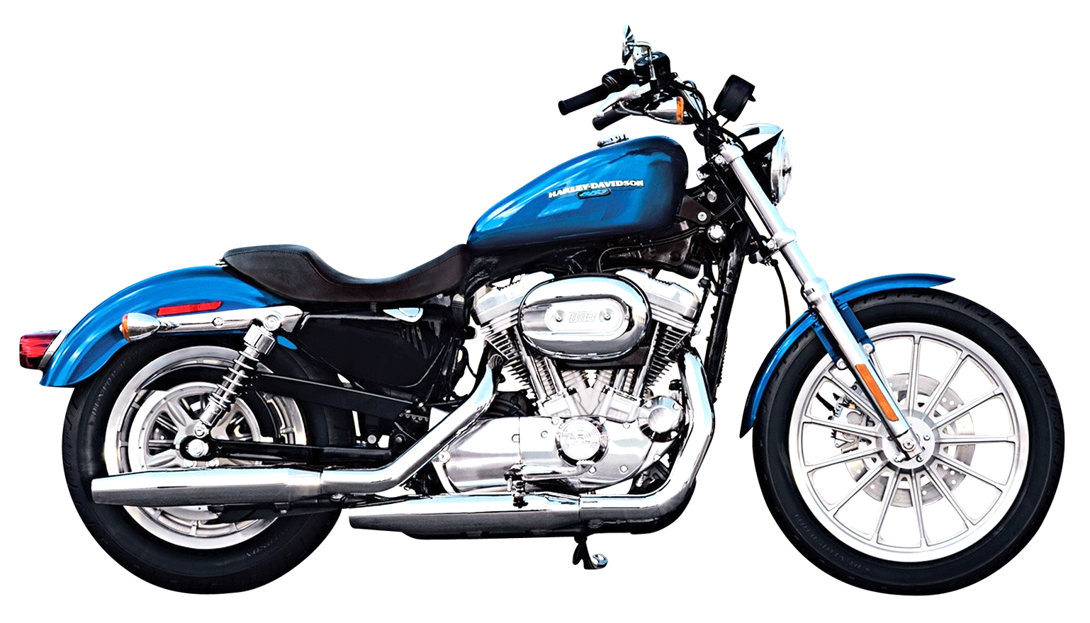 Harley Davidson Blue PNG Image