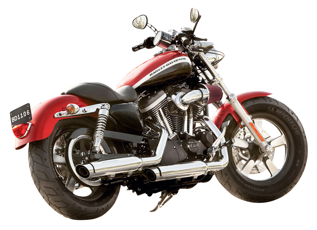 Harley Davidson Red PNG Image
