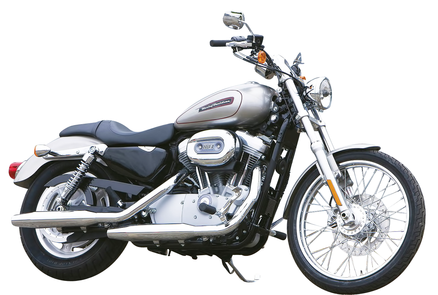 Harley Davidson Silver PNG Image