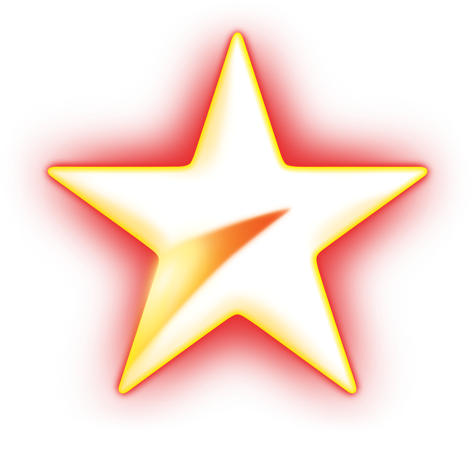 Hot Golden Star PNG Image