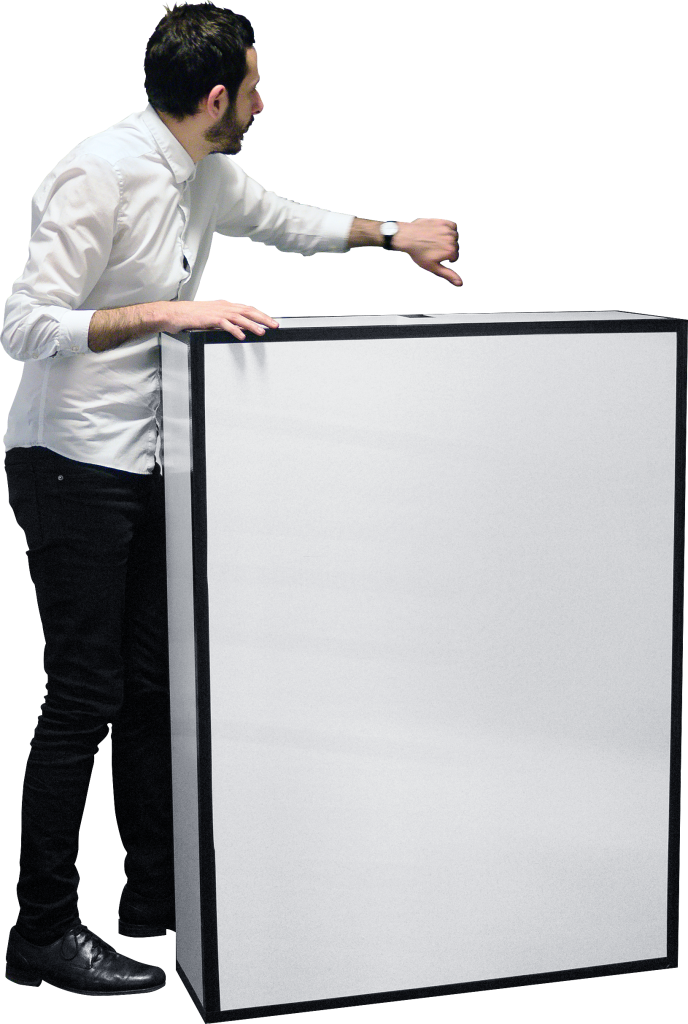 I With A Big Box PNG Image