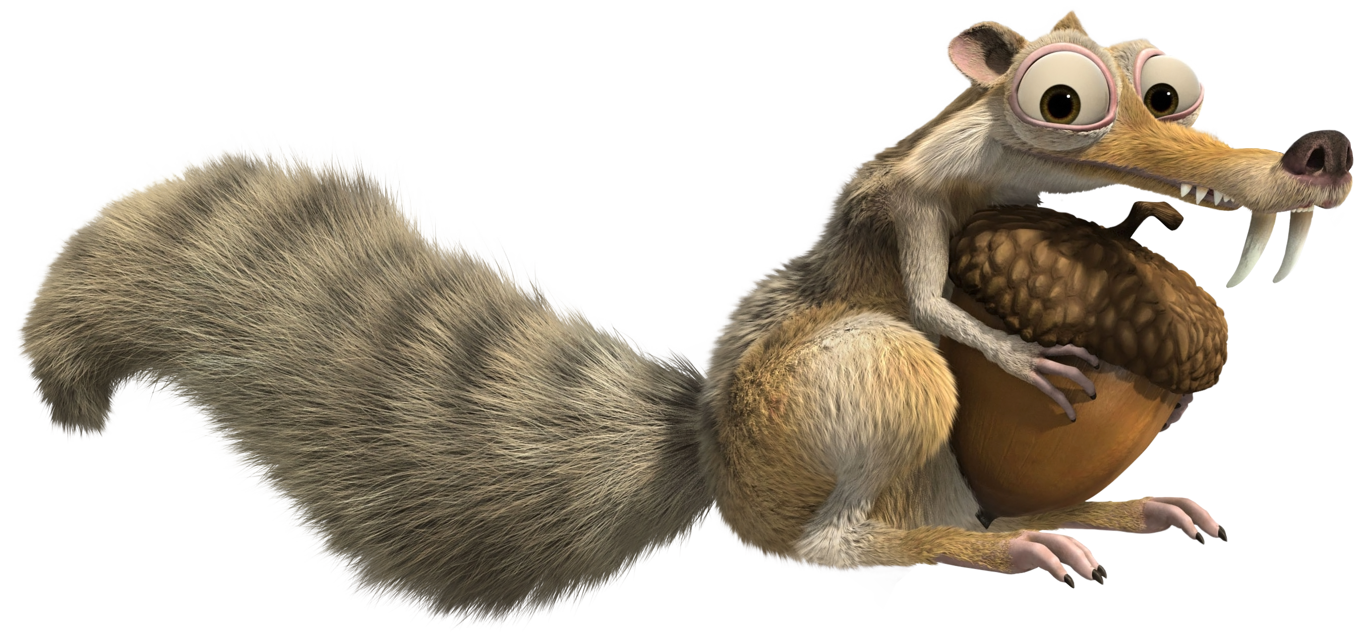 Ice Age Squirrel Glass PNG Image
