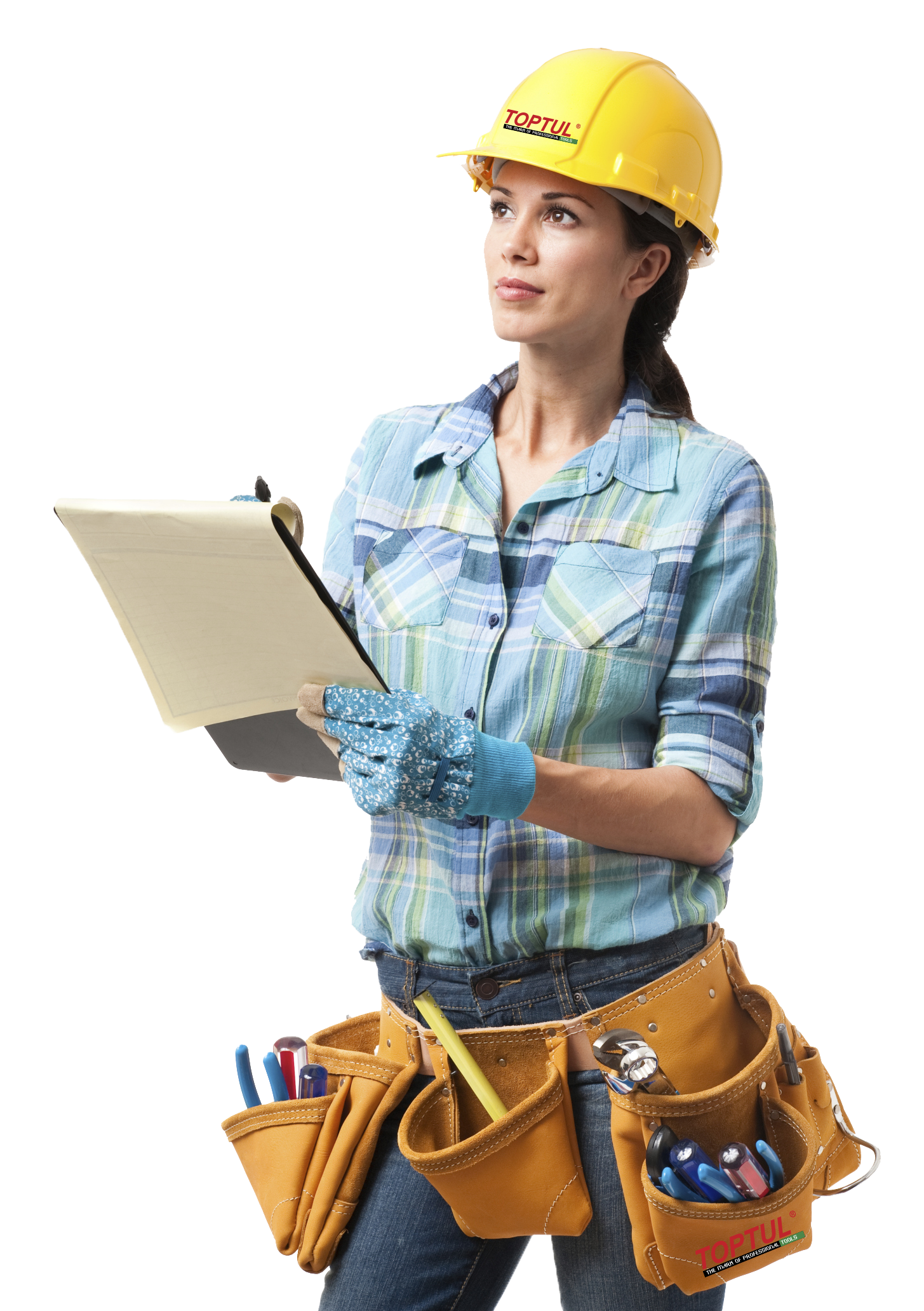 Industrail Worker female PNG Image