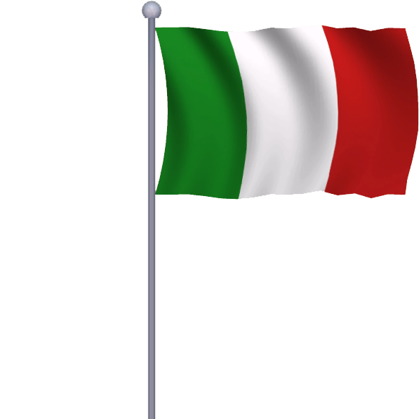 Italia Flag PNG Image
