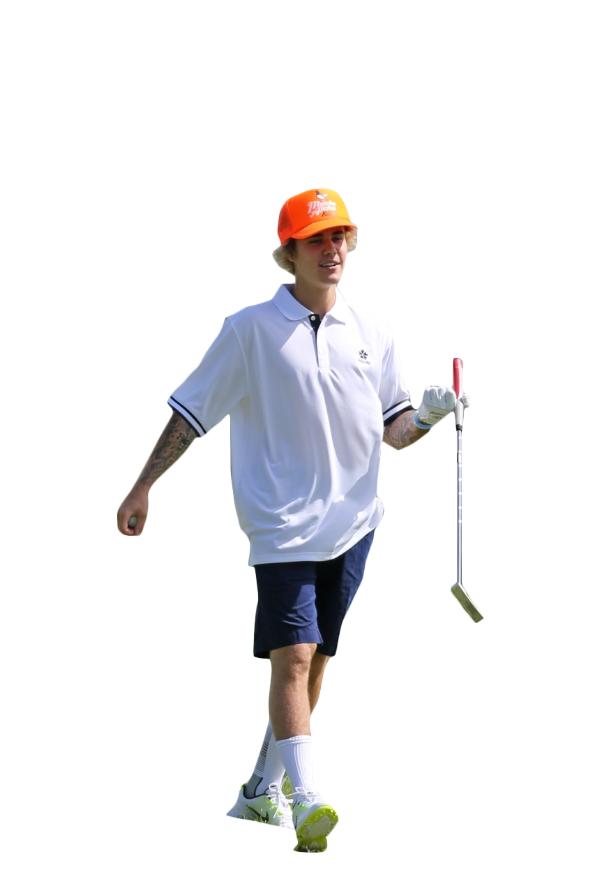 Justin Bieber Golfing