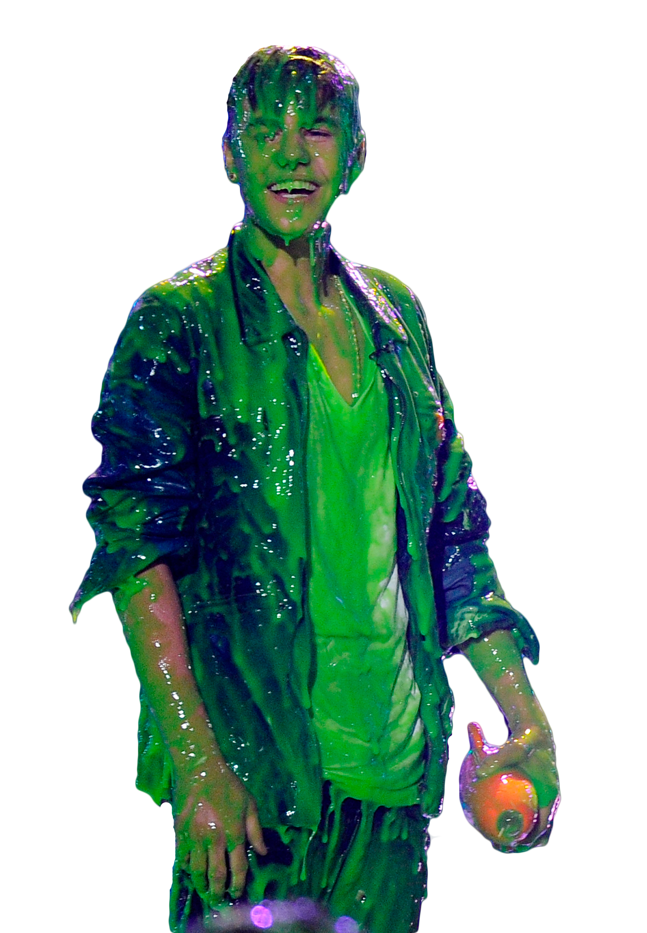 Justin Bieber Green Mucus PNG Image