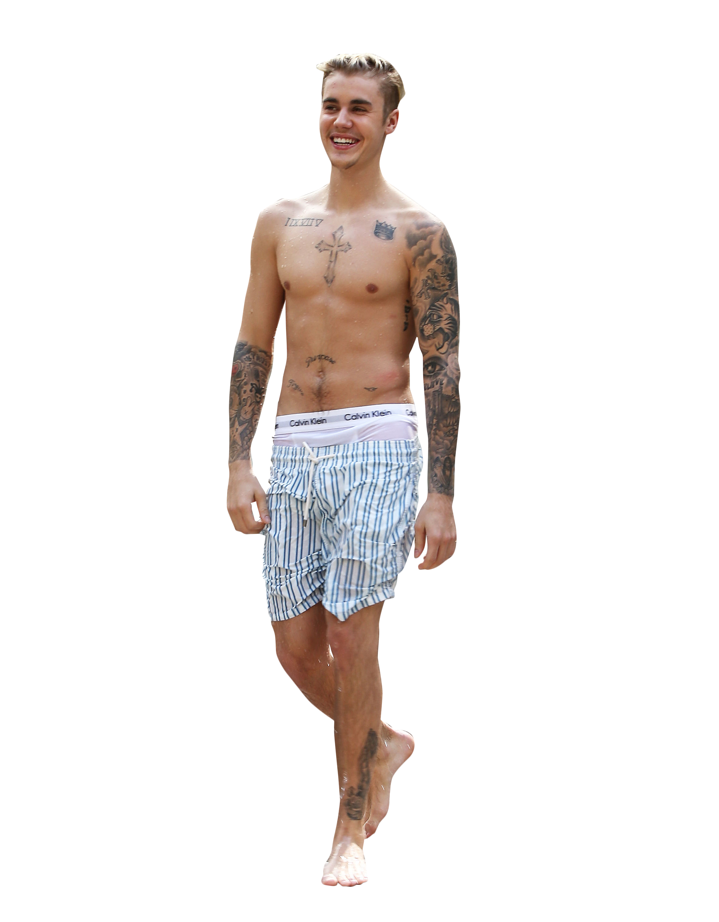 Justin Bieber in Underpants