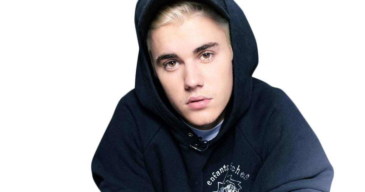 Justin Bieber looking into the Camera