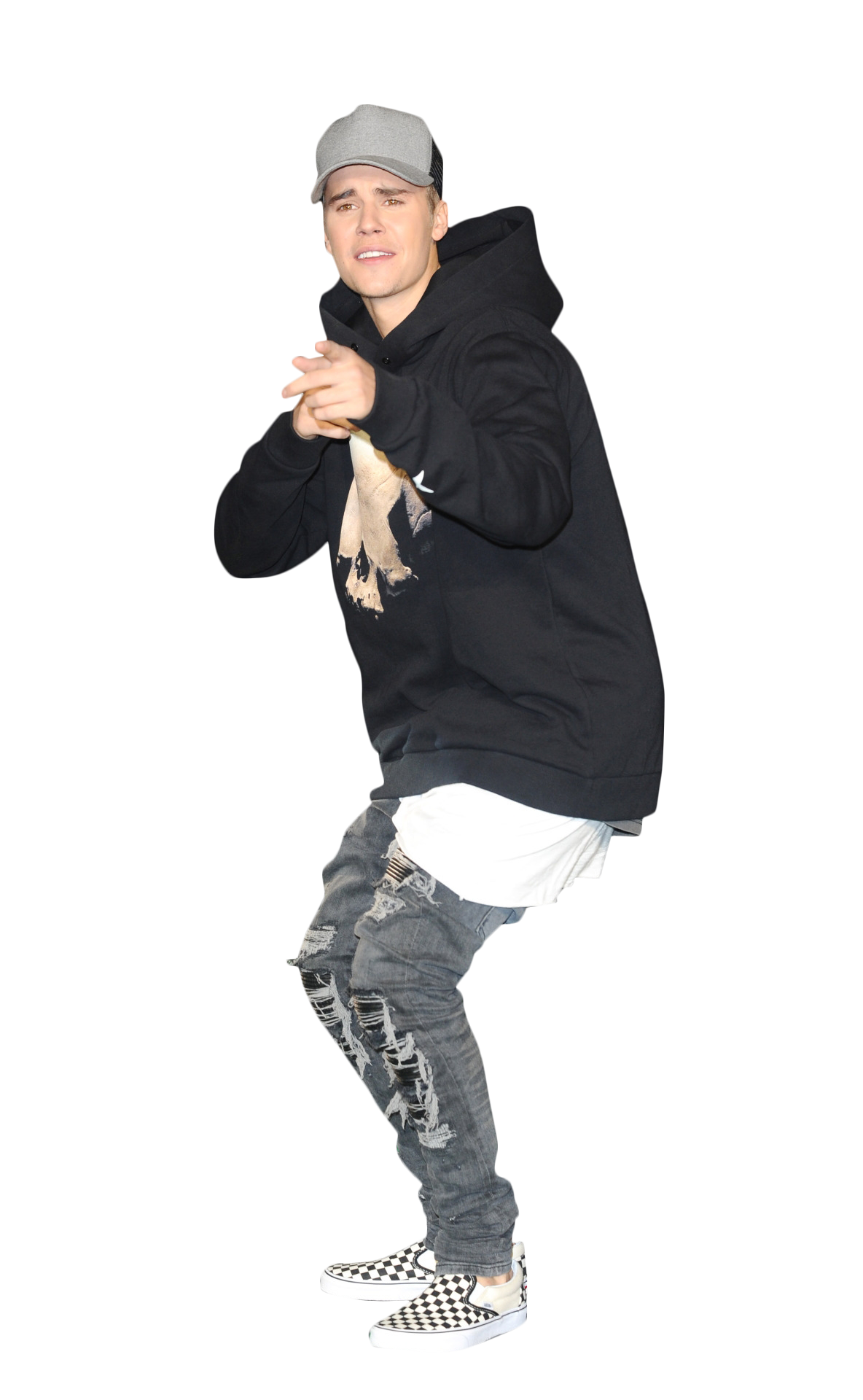 Justin Bieber Performing PNG Image