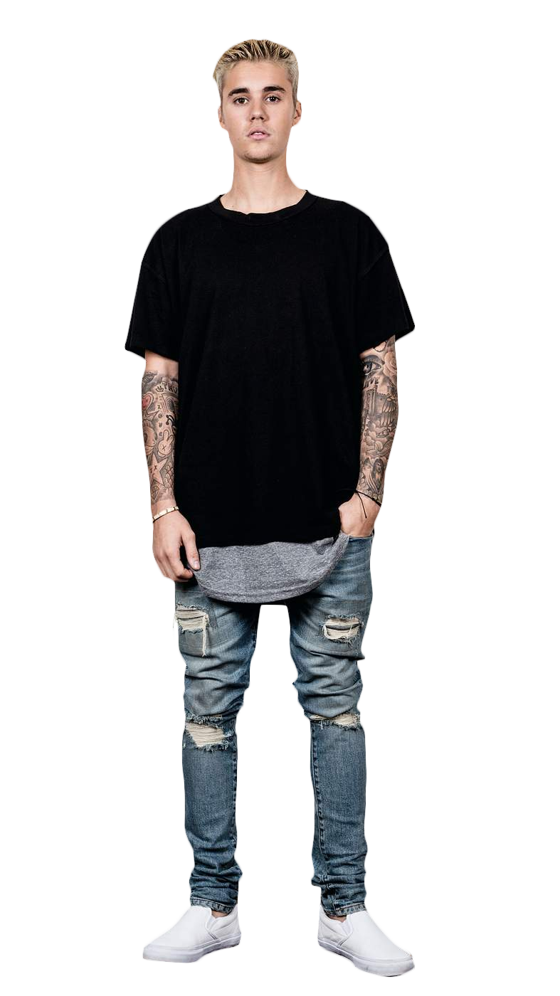 Justin Bieber Standing PNG Image