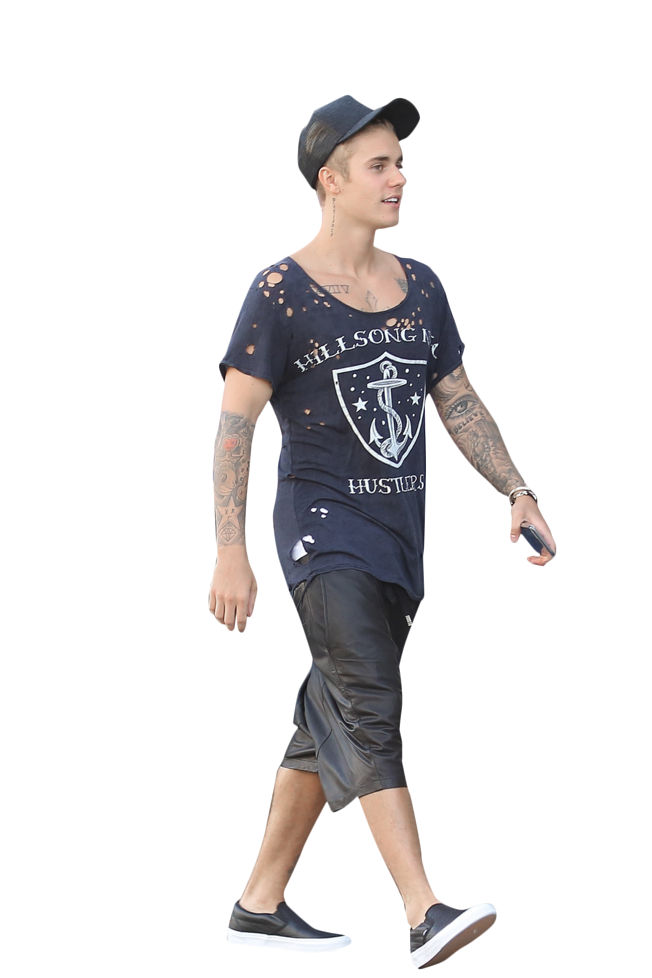 Justin Bieber Walking PNG Image