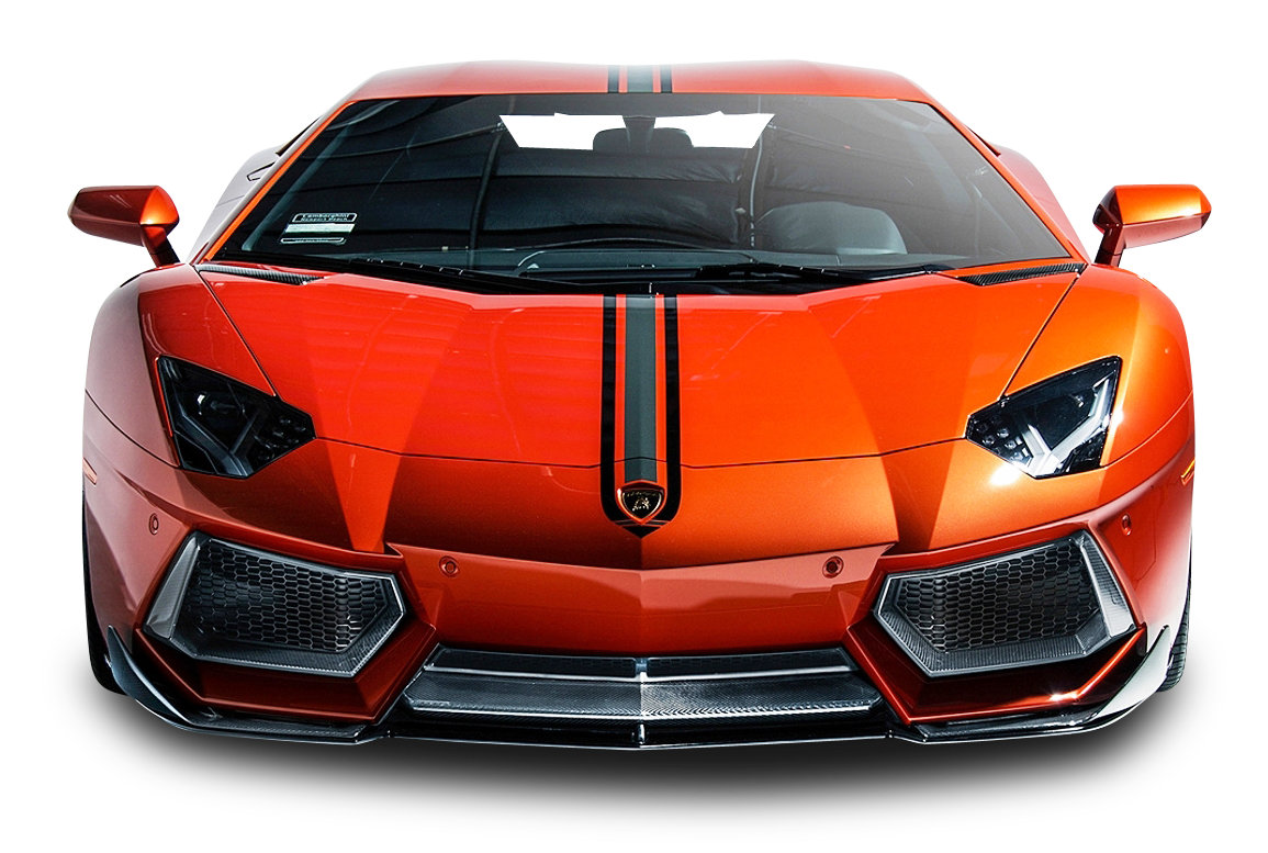 Lamborghini Aventador Coupe Front View Car