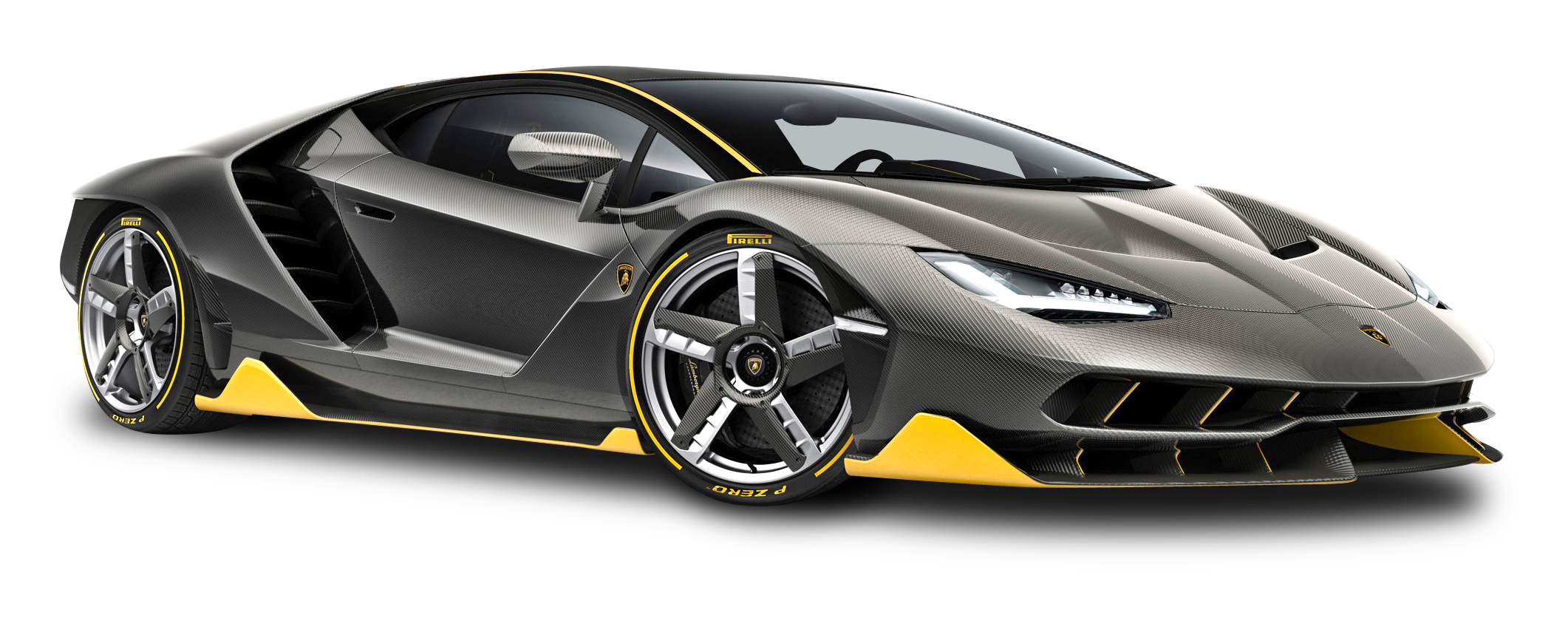 Download Lamborghini Centenario LP 770 4 Black Car PNG Image for Free