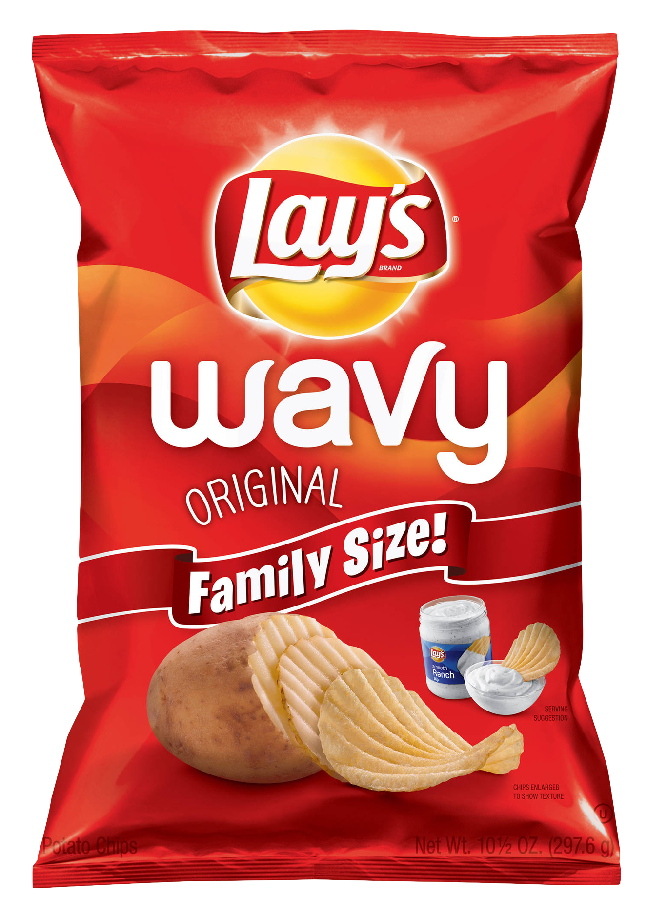 Lays Classic Potato Chips Packet PNG Image