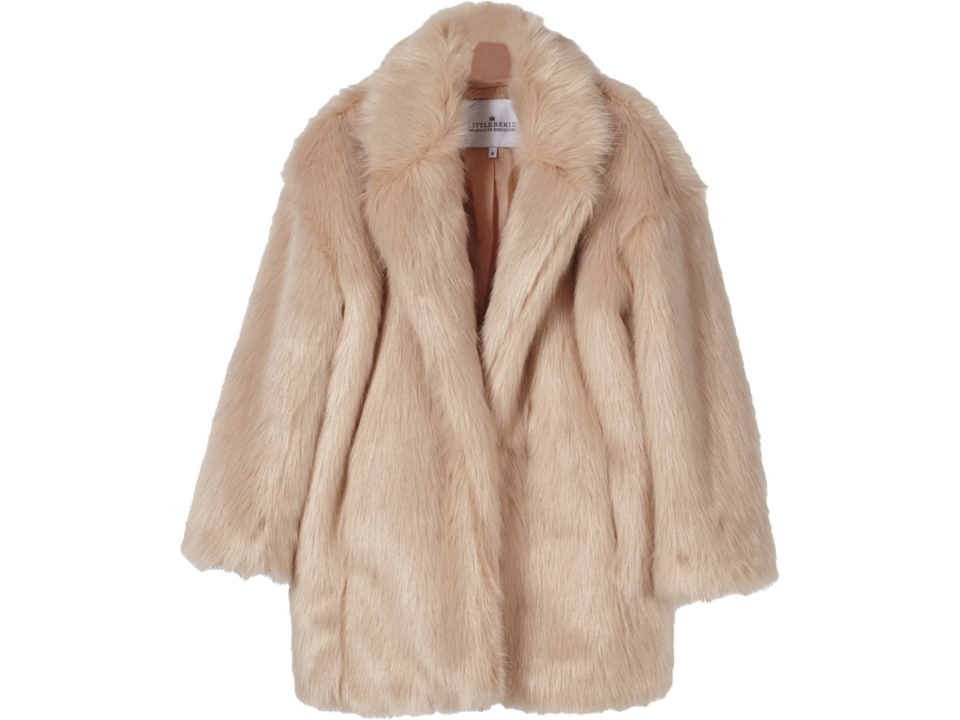 Little remix Jr Fur Coat Cardy PNG Image
