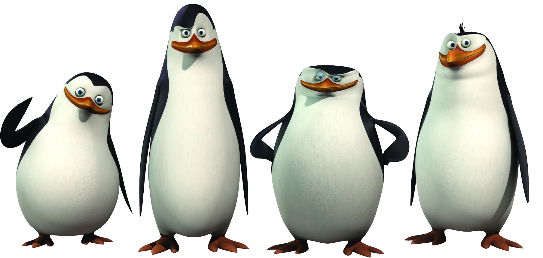 Madagascar Penguins PNG Image