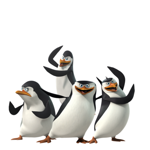 Madagascar Penguins PNG Image