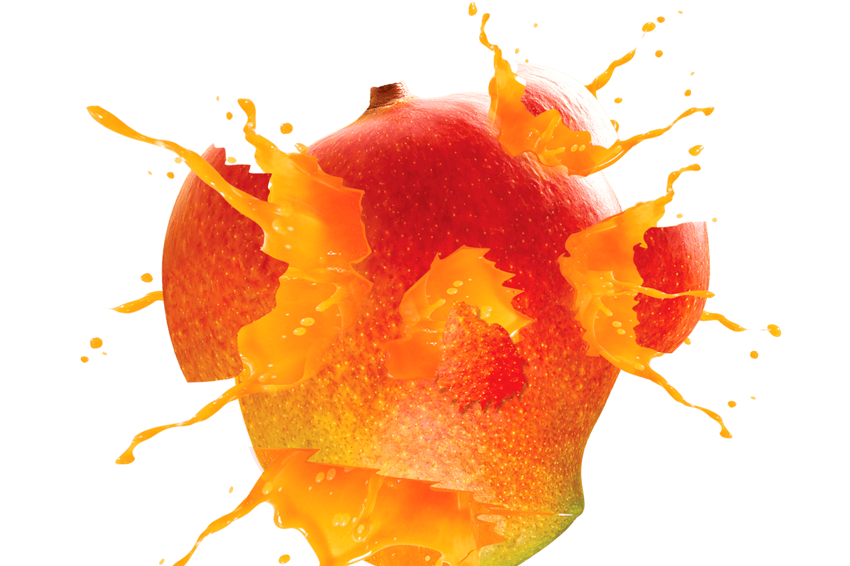 Mango Exploding Juice PNG Image