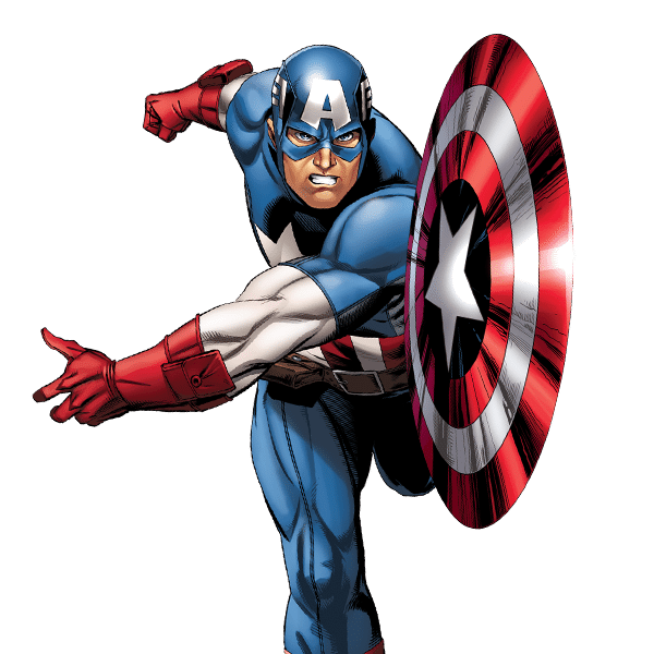 Marvel Avengers Captain America PNG Image
