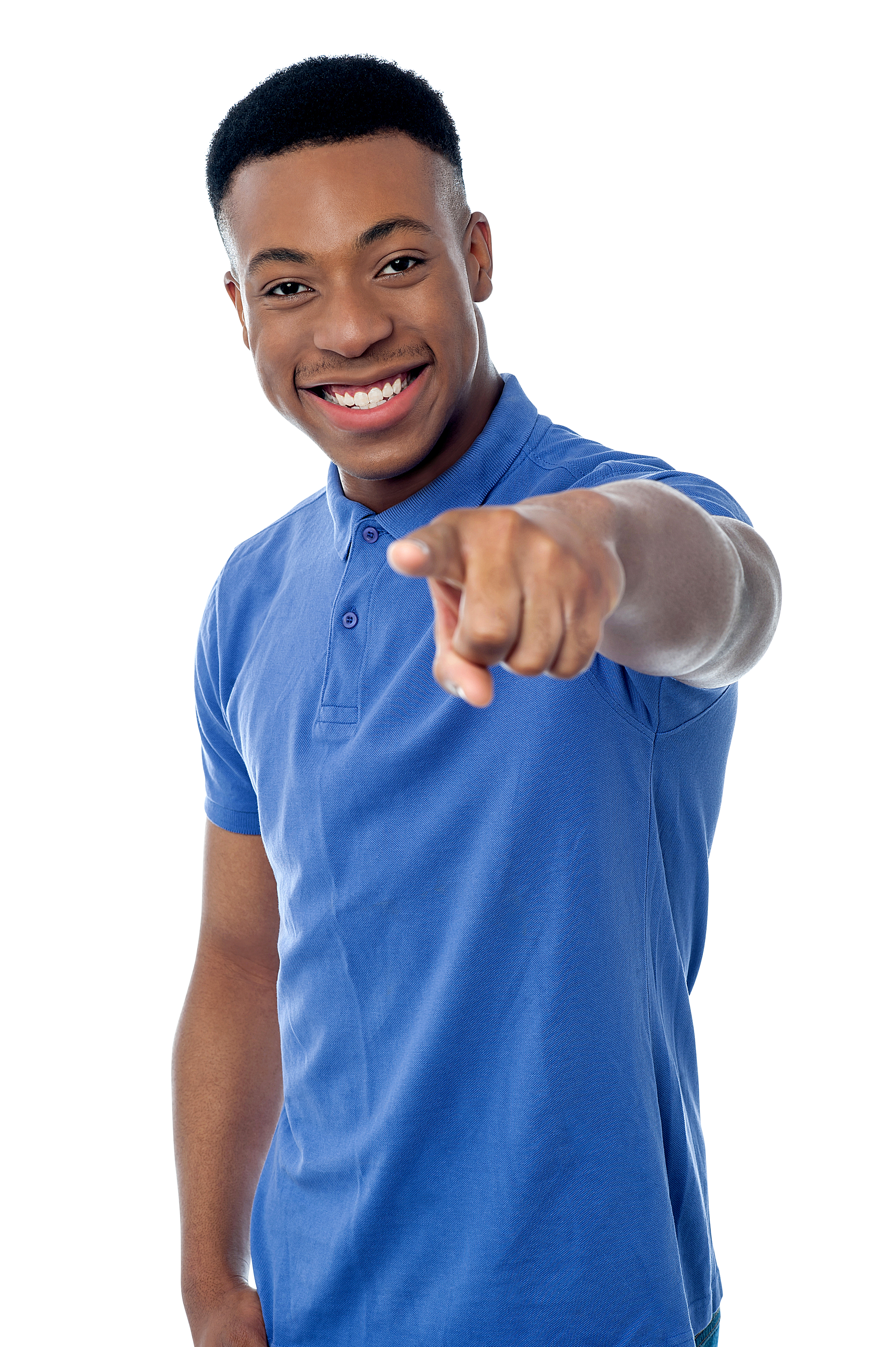 Men Pointing Front PNG Image