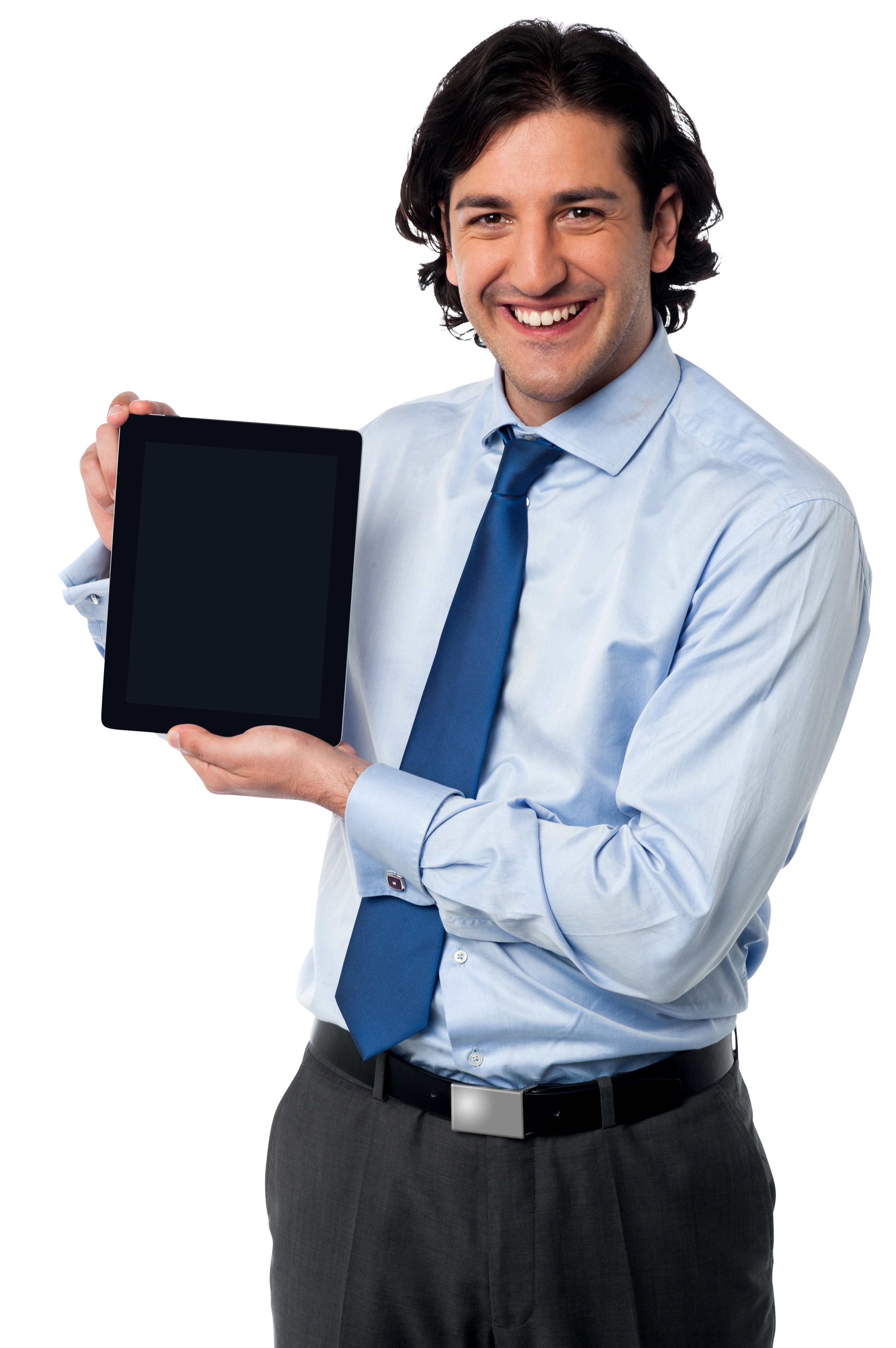 Men With Tablet PNG Image