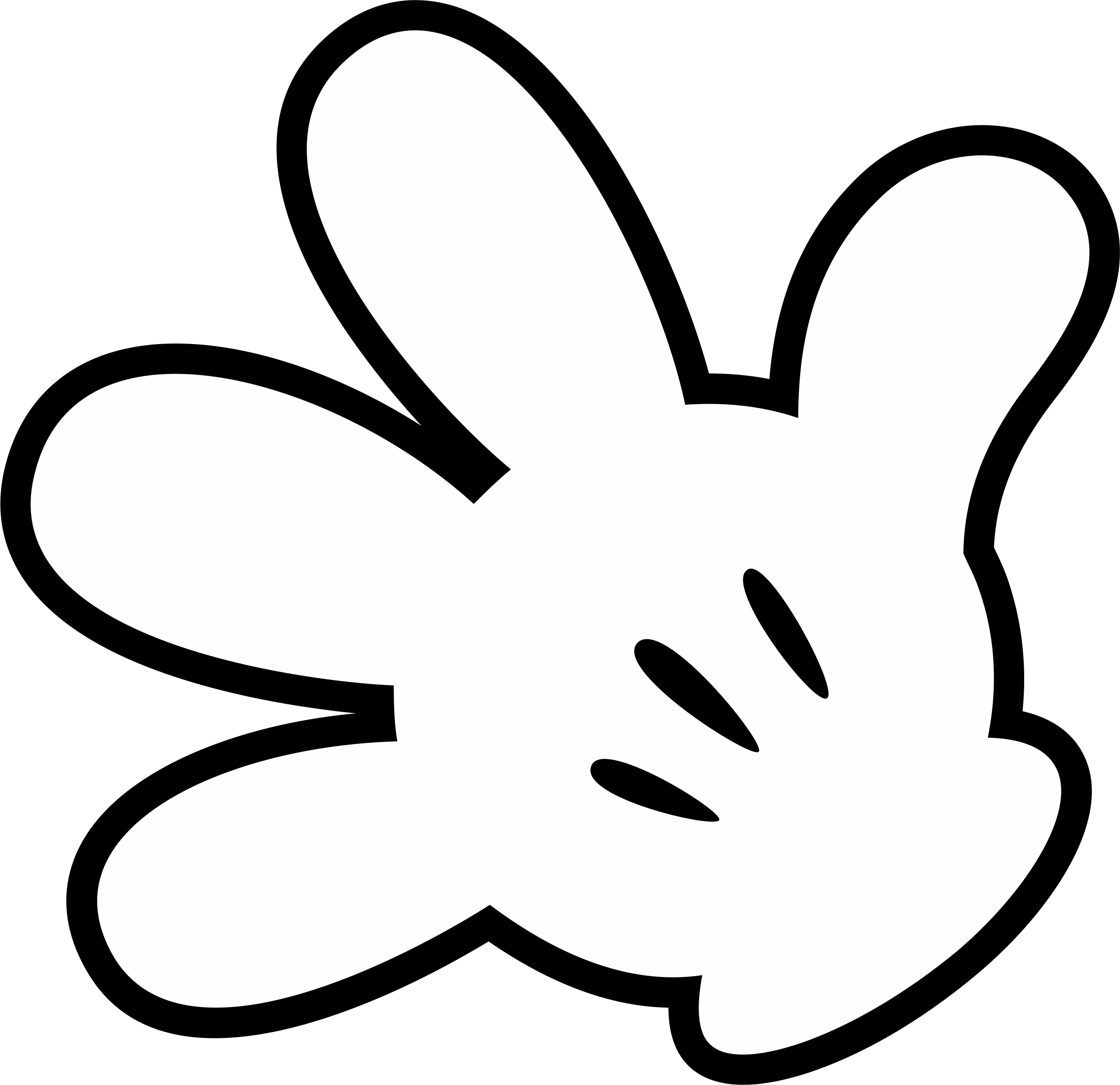 Mickey  Hand PNG Image
