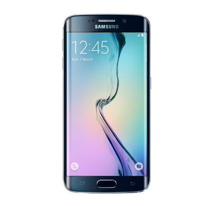 Samsung Galaxy S6 Edge Black PNG Image