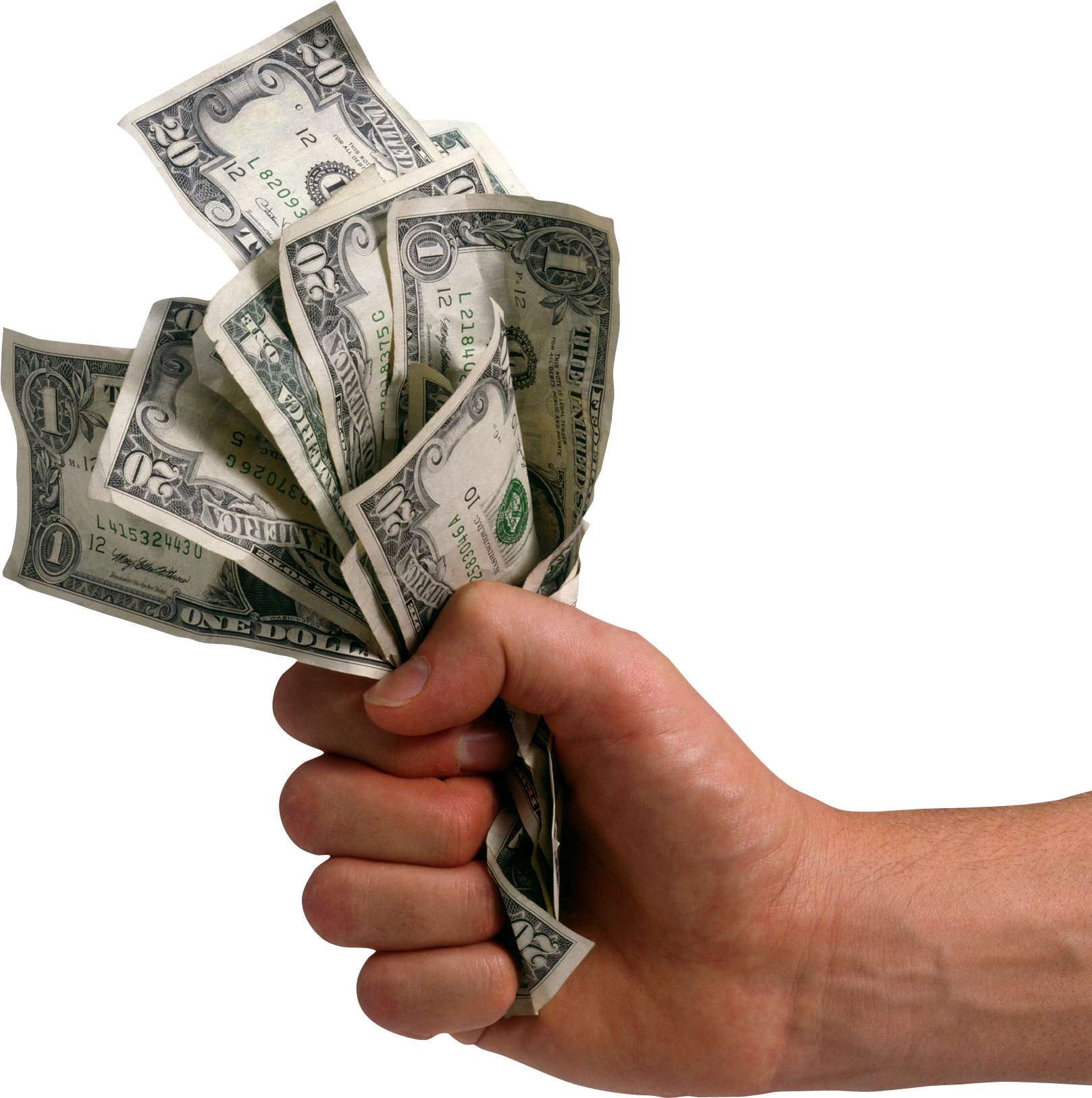 Money's  On Hand PNG Image
