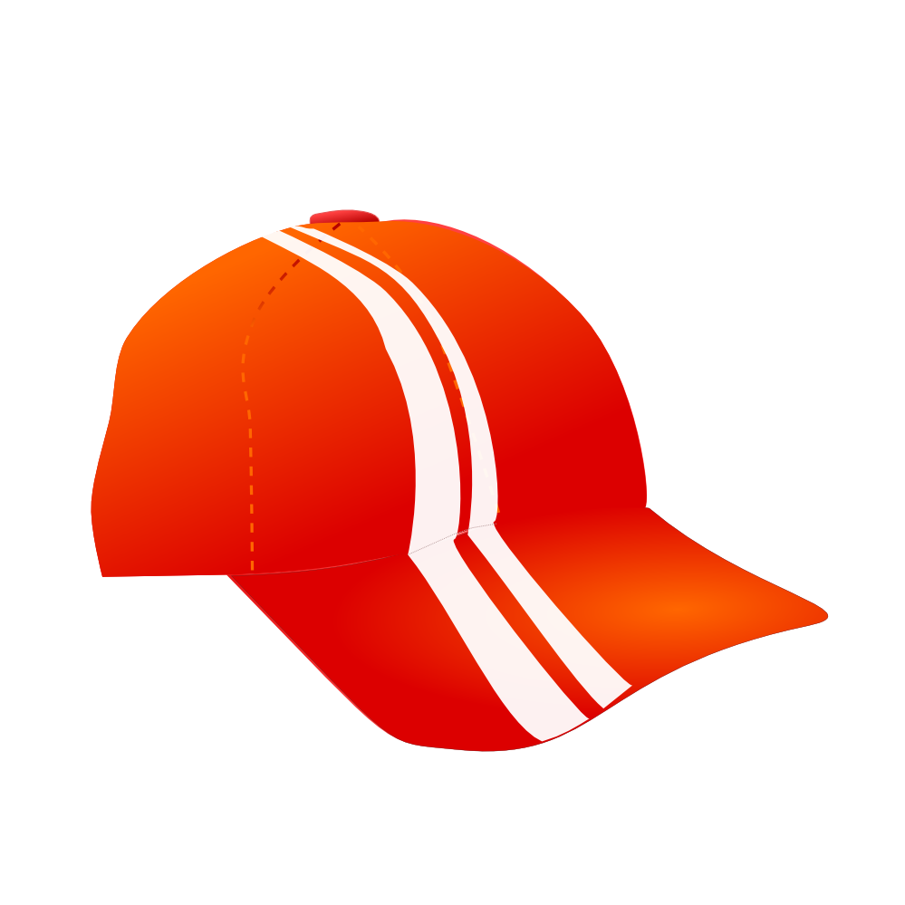 Netalloy Cap With Racing Stripe PNG Image