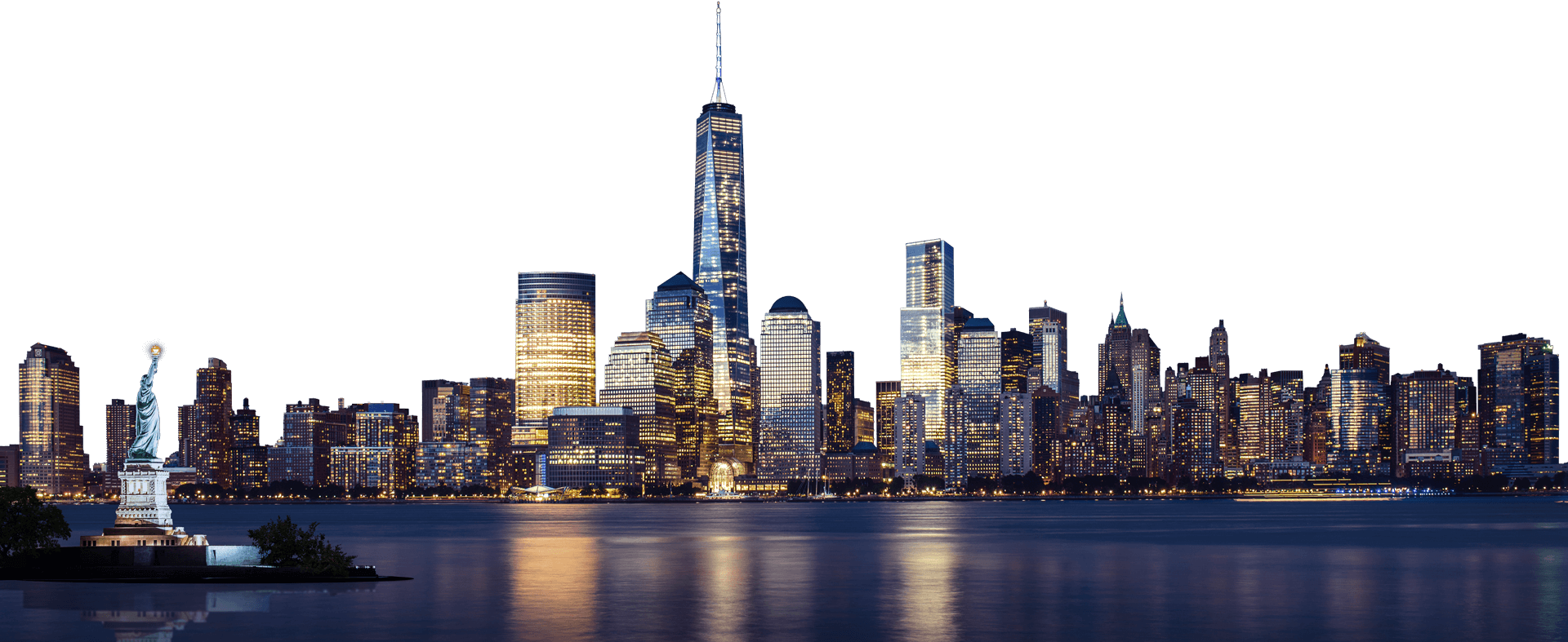 New-York  City Skyline PNG Image