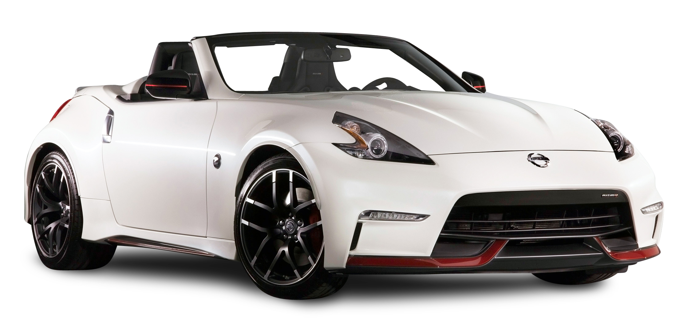 Nissan 370Z NISMO Roadster White Car PNG Image