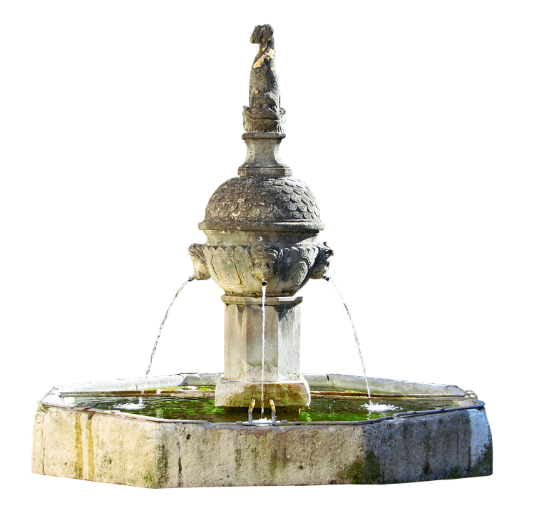 Old Fountain PNG Image