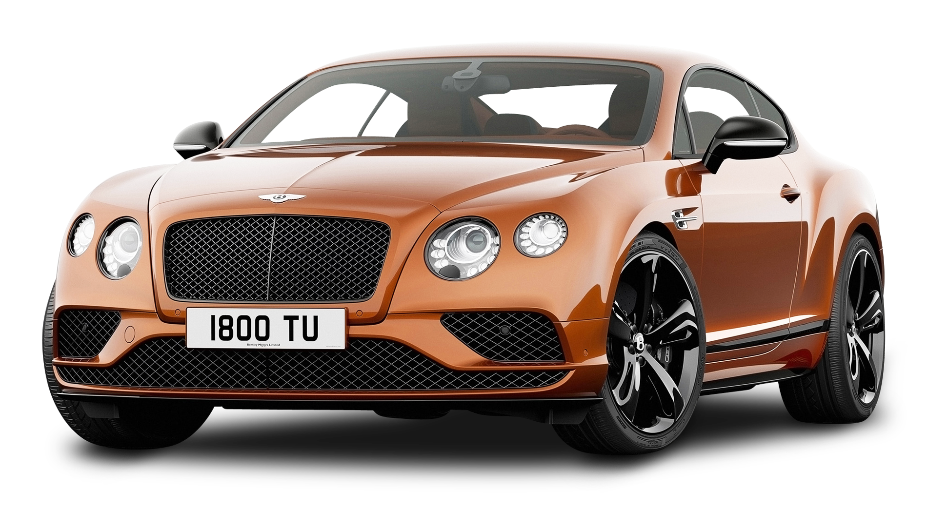 Orange Bentley Continental GT Speed Car