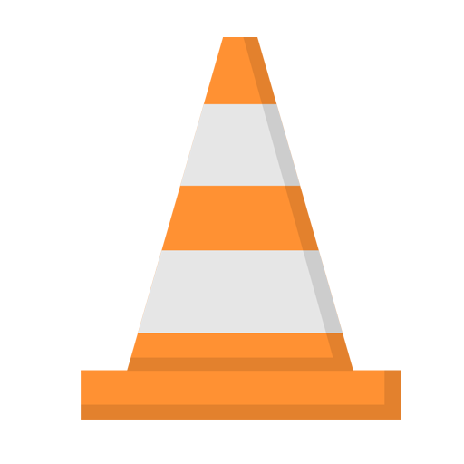 Orange Cone's PNG Image