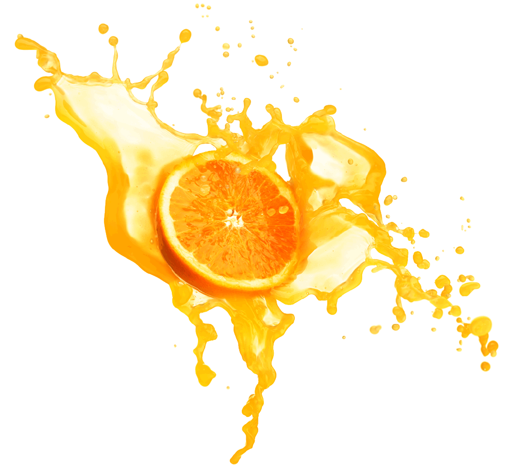 Download Orange Juice SPlashing PNG Image For Free
