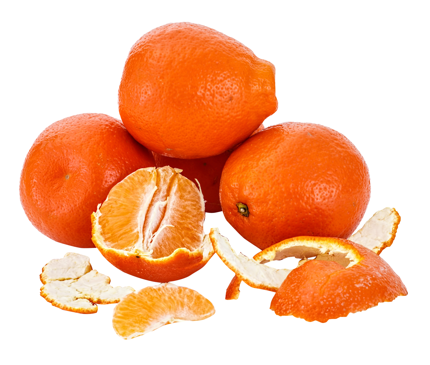 Orange Peeled PNG Image