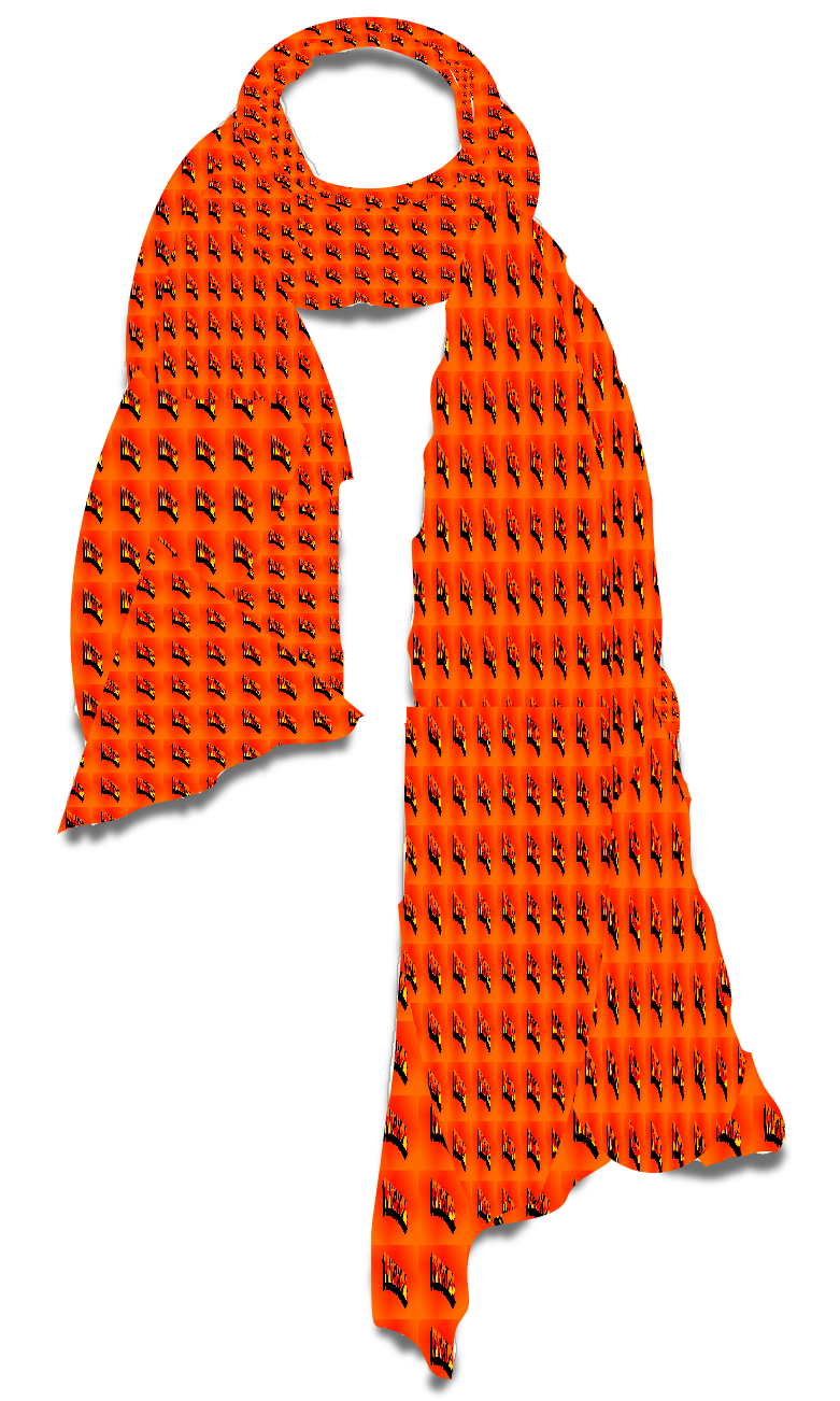 Orange Scarf PNG Image