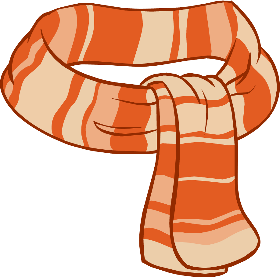 Orange Scarf PNG Image